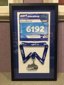 Framing Example - Framed Medal