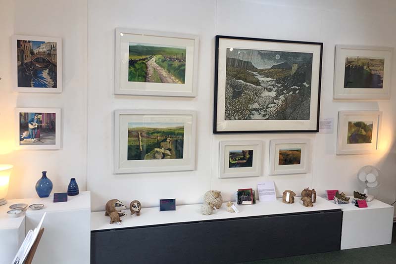 Exhibtion on display inside Millyard Gallery